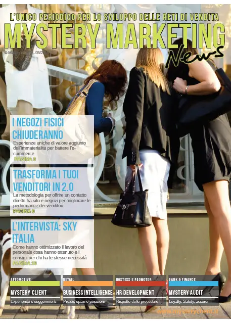 Copertina di Mystery Marketing News
