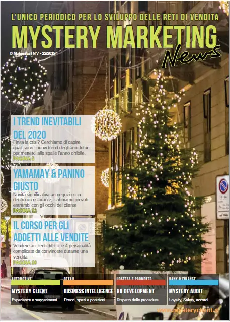 Copertina di Mystery Marketing News