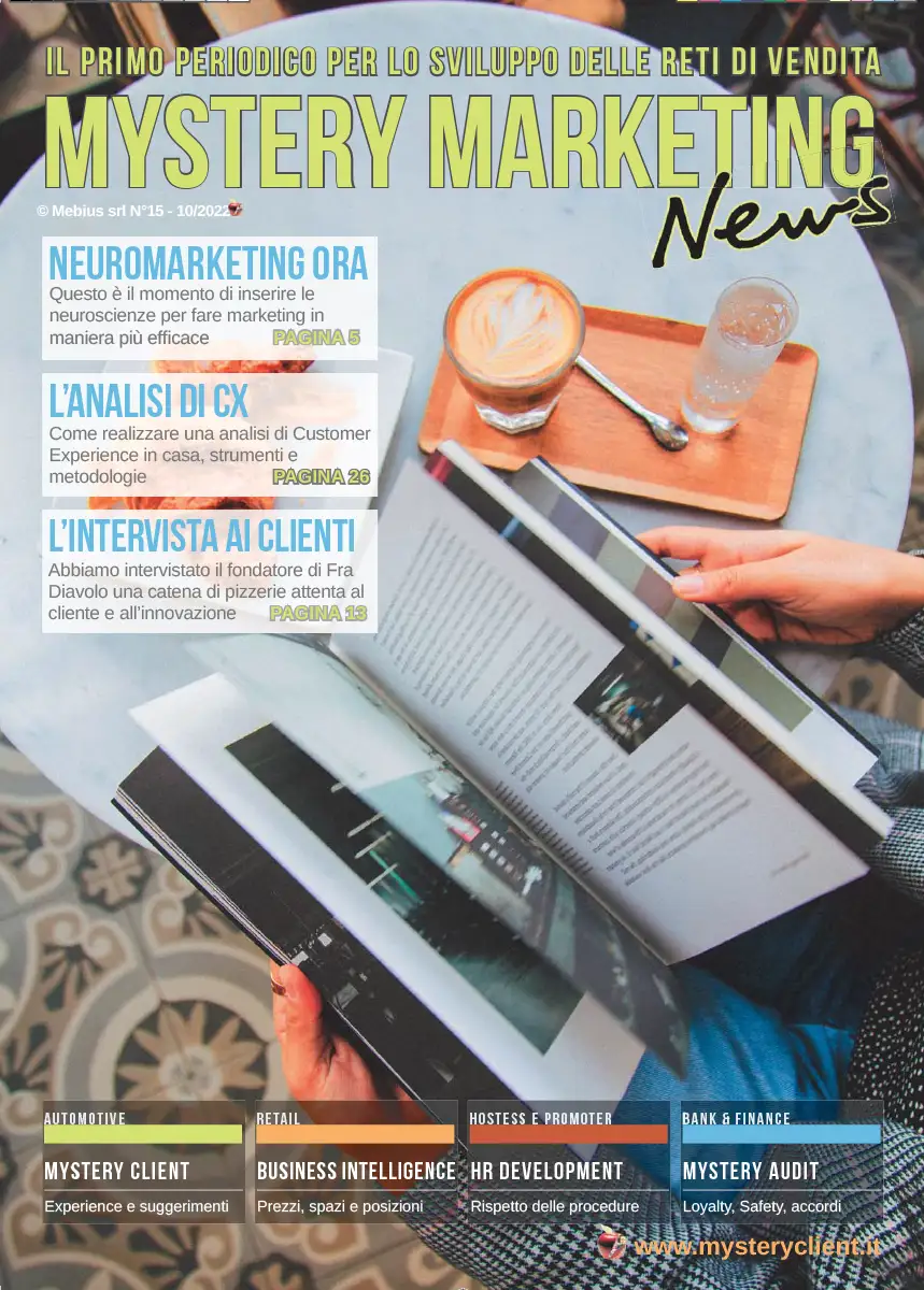 Copertina di Mystery Marketing News