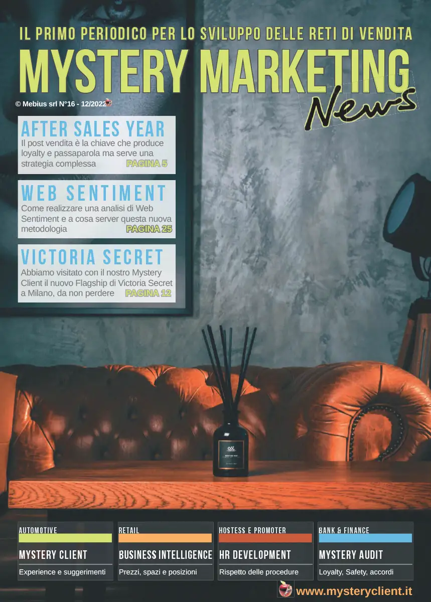 Copertina di Mystery Marketing News