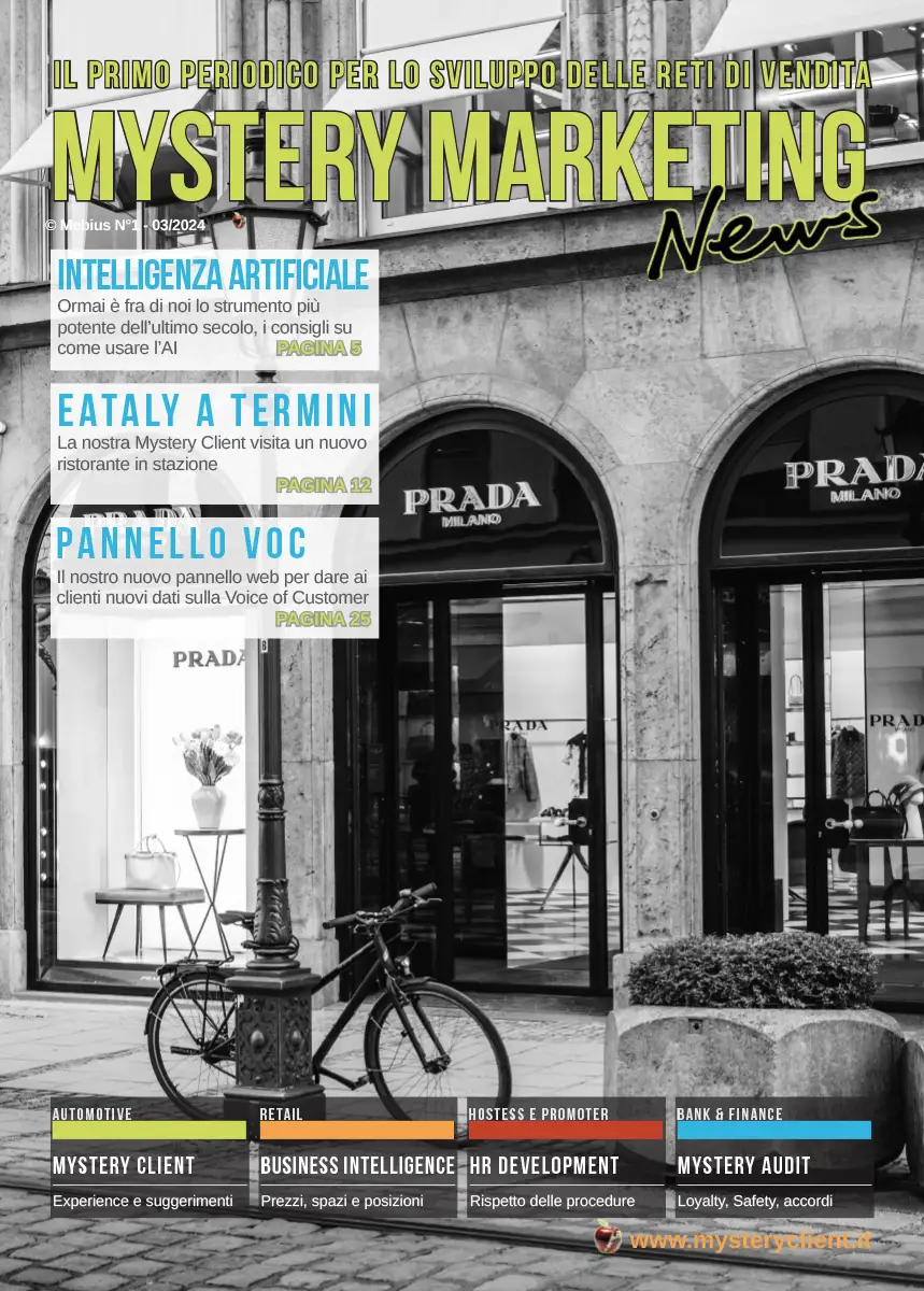 Copertina di Mystery Marketing News