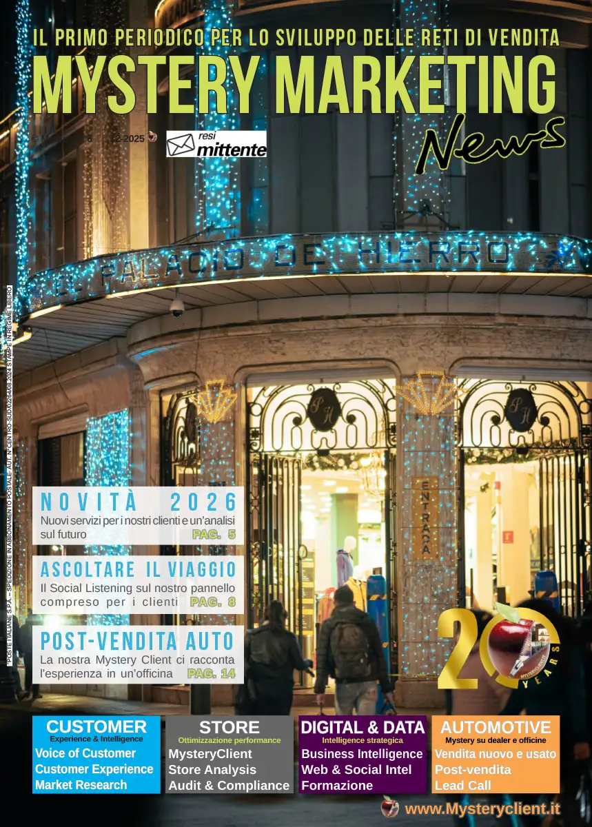 Copertina di Mystery Marketing News